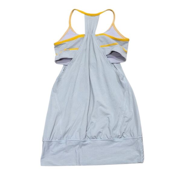 Lululemon Gray and Yellow No Limits Sports Bra Tank Top Padded Combo 4 - Picture 3 of 6